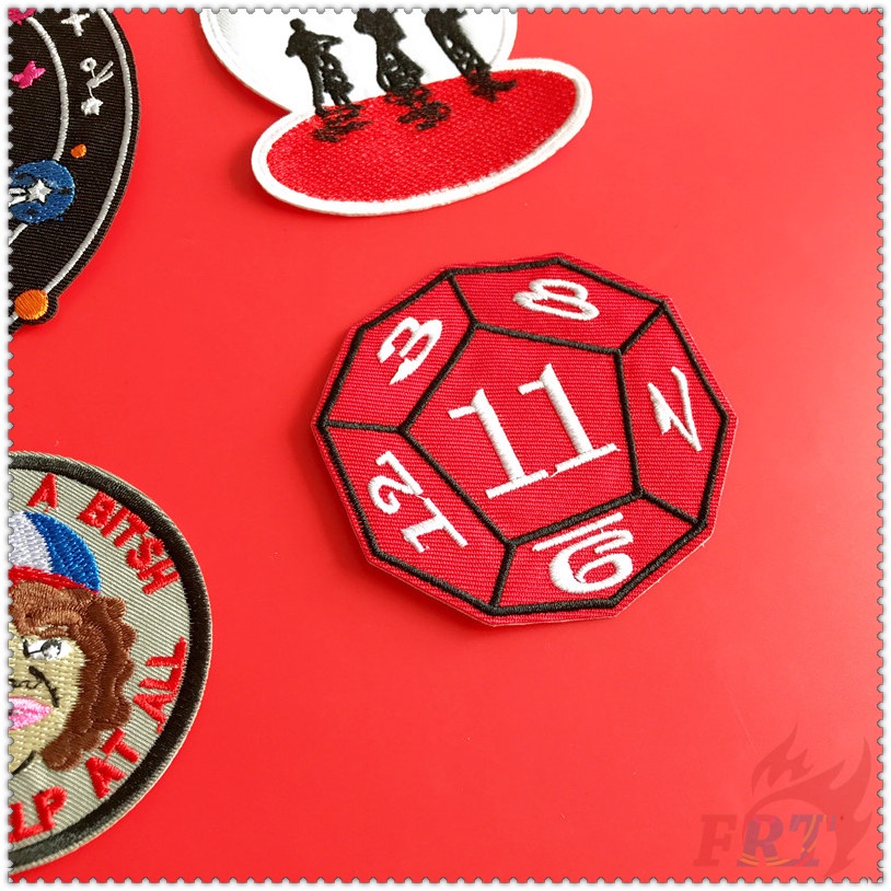 Miếng vá ủi/thêu quần áo họa tiết tiếng Anh độc đáo