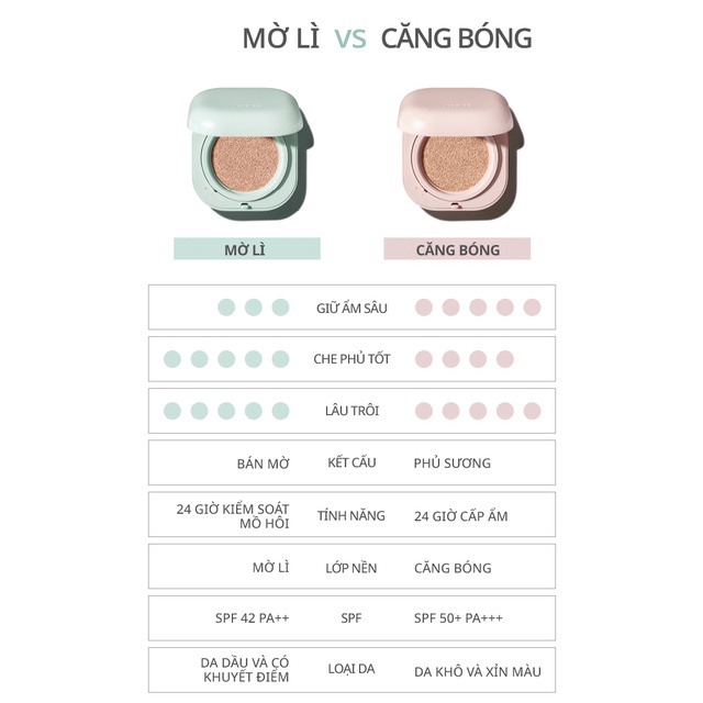 Phấn Nước Laneige Neo Cushion Matte, Laneige Neo Cushion Glow