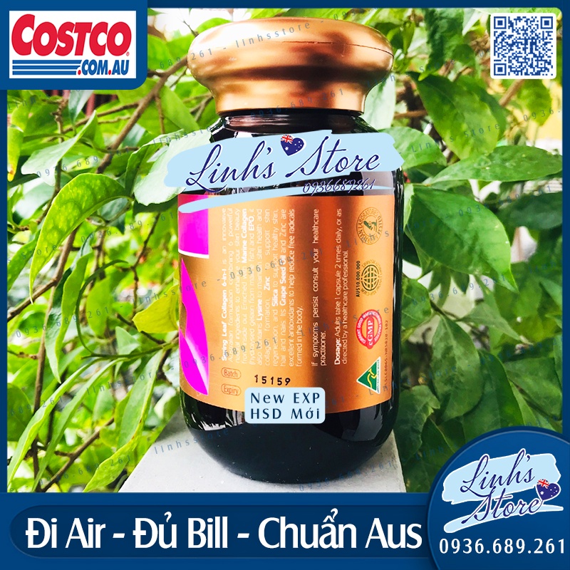 Springleaf Inner Beauty Collagen 6-in-1 - 90 viên - Úc | linhsstore