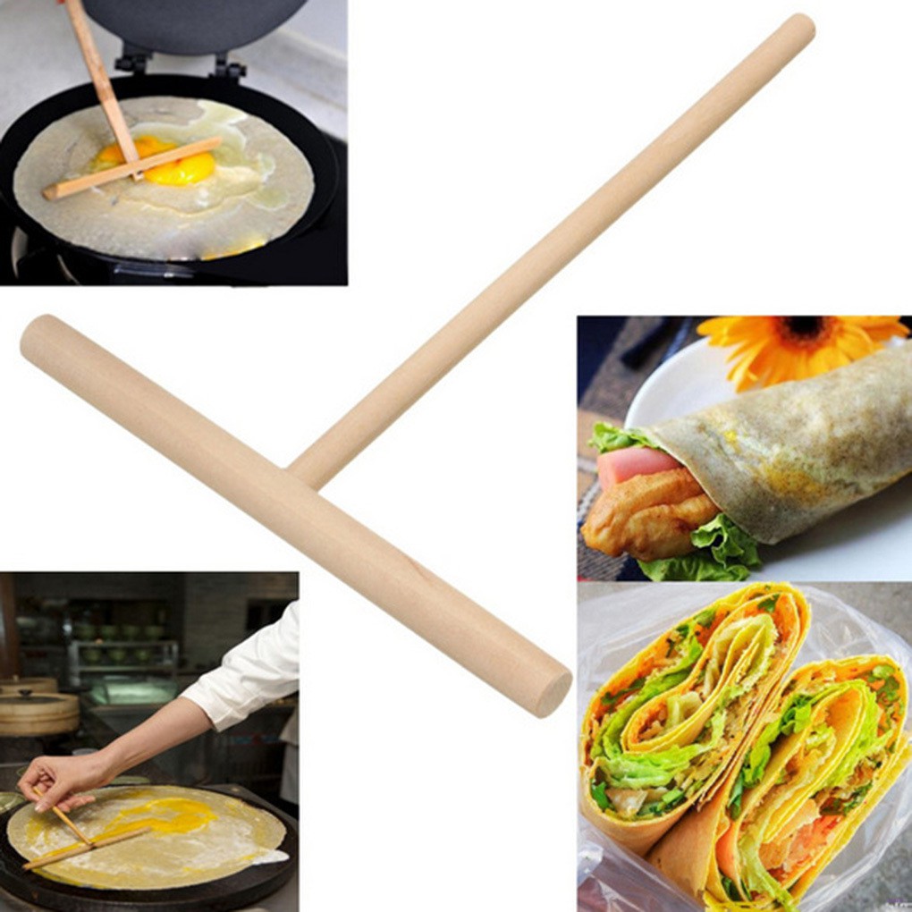 Set 2 Dụng Cụ Làm Khoai Tây Chiên Hình Chữ T Bằng Gỗ