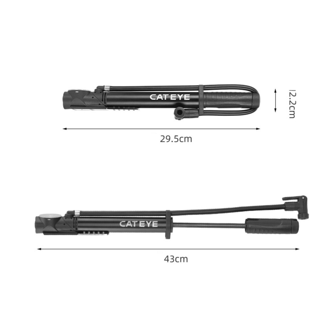 Bơm Xe Đạp Cateye 120 PSI