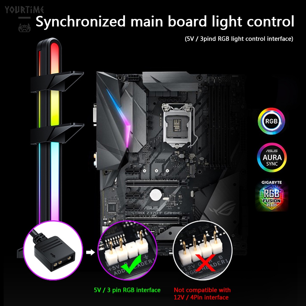 Giá đỡ card đồ họa 5V 3Pin ARGB | BigBuy360 - bigbuy360.vn