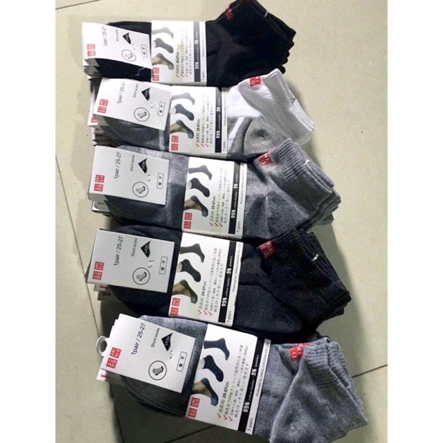 Set 5 đôi tất nam uniqlo