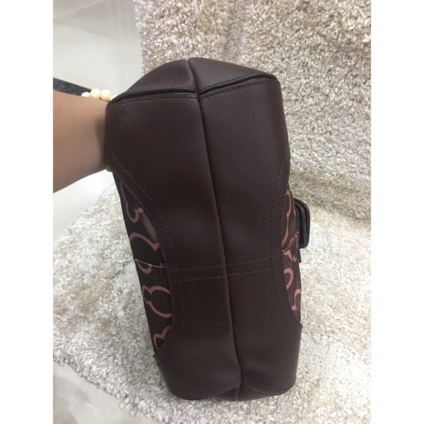 Túi si y hình dù phối da mới cao