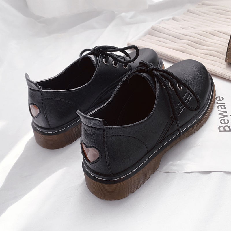 Giày Da Nữ Cổ Thấp Thời Trang Anh Quốc 2 Màu | BigBuy360 - bigbuy360.vn