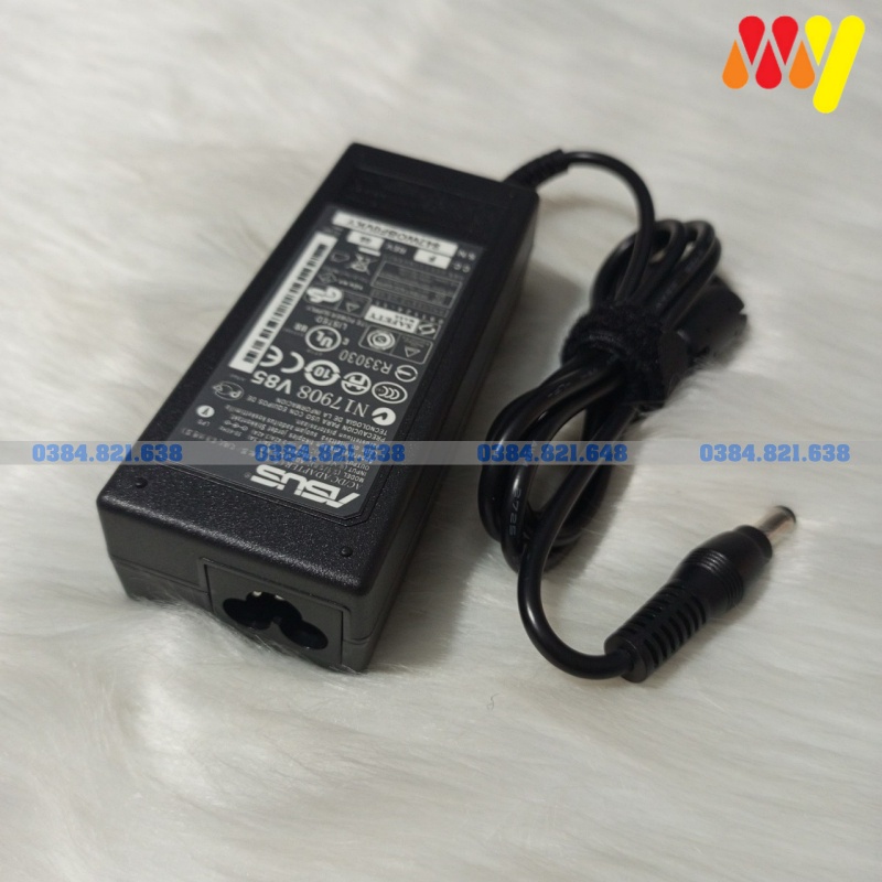 Sạc Laptop Asus 65W 19V - 3.42A đầu cắm 5.5mm*2.5mm New 100%. Bảo hành 12 tháng đổi mới