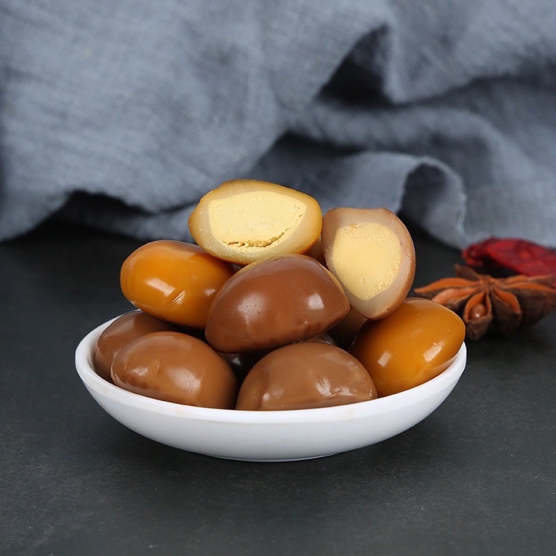 15 QUẢ TRỨNG CÚT NGÂM TƯƠNG - Trứng cút muối xì dầu thơm ngon 15 quả