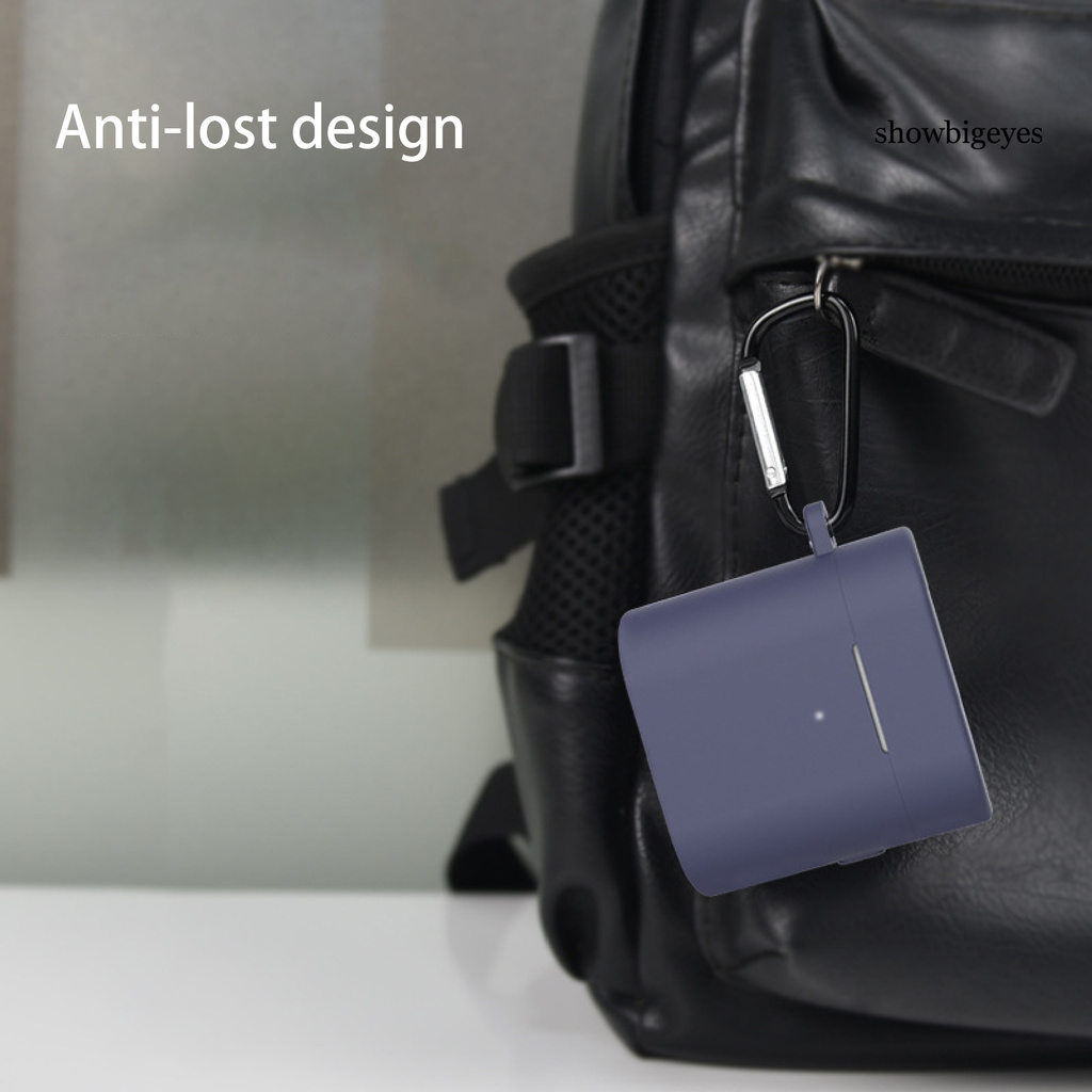 Túi Đựng Tai Nghe Mini Màu Trơn Có Dây Đeo Cho Xiaomi Air 2 / 2s