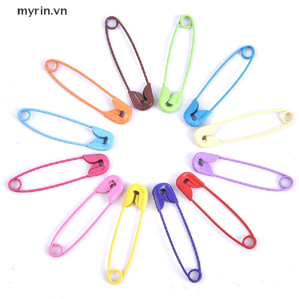 Set 100 Kim May Vá Bằng Thép Không Gỉ Nhiều Màu Sắc