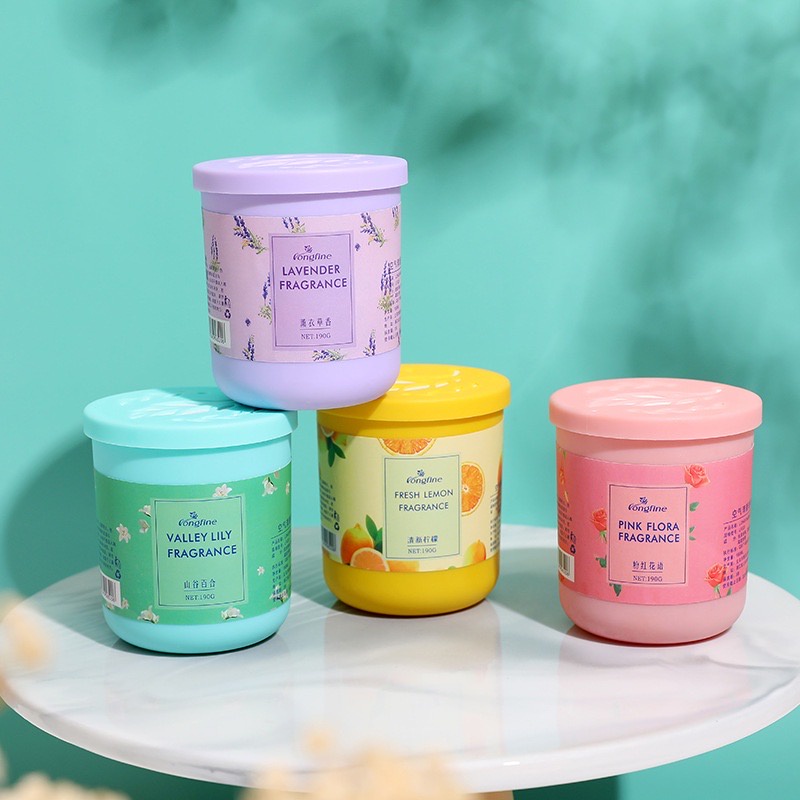 Sáp thơm phòng khử mùi phòng ngủ nhà vệ sinh toilet ô tô với 4 mùi hương tự nhiên 190g 0057