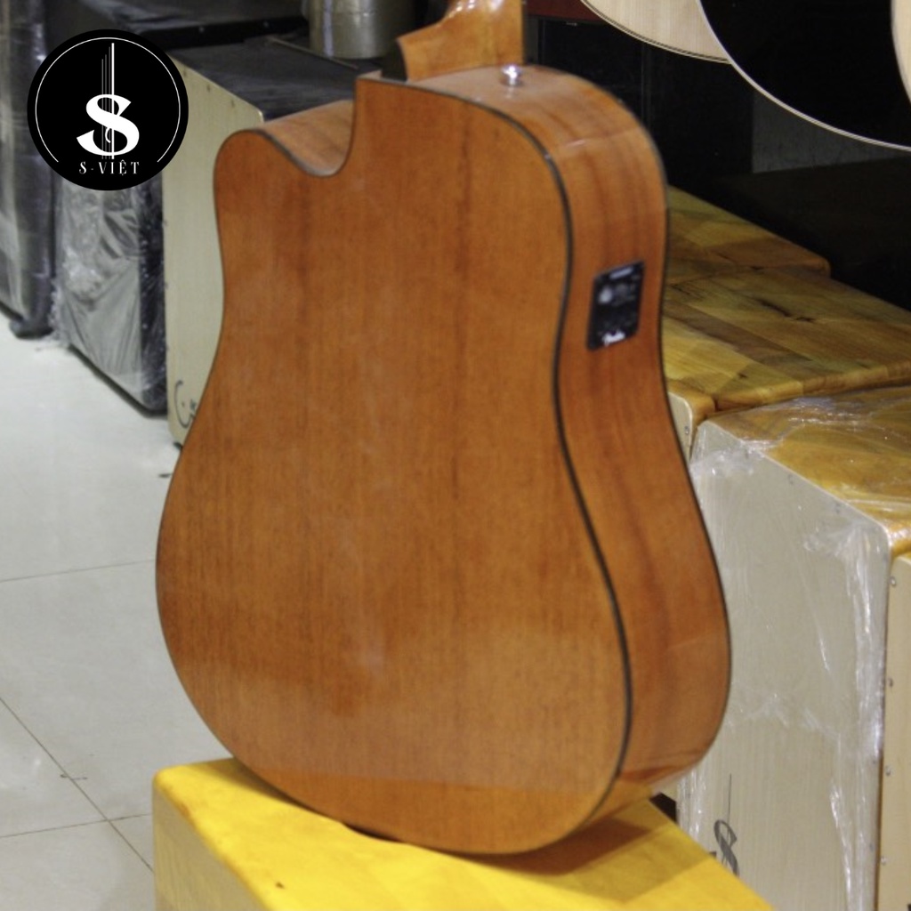 đàn guitar acoustic có EQ, đàn guitar fender CD60CE có EQ fishman