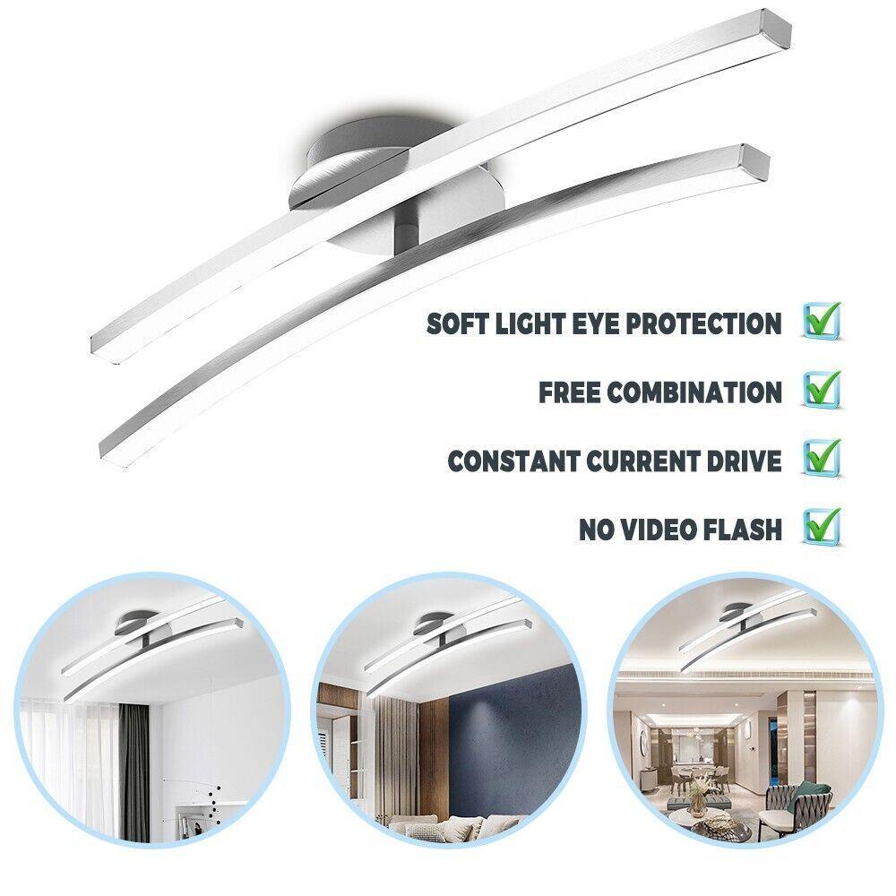 Đèn LED Treo Trần Nhà Ánh Sáng Trắng Đen