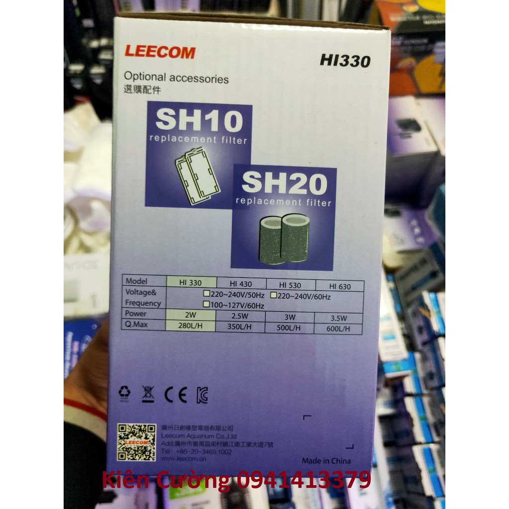 Máy Lọc thác Leecom HI330 HI530 Cho Bể Cá Cảnh