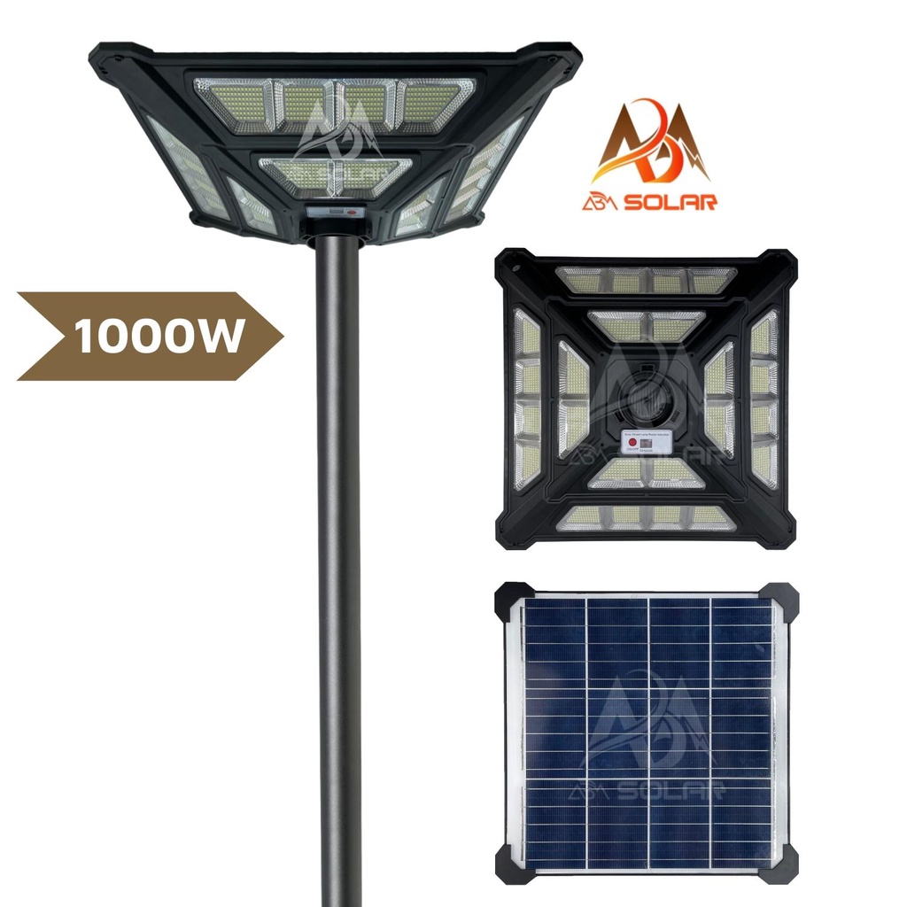 Đèn UFO Năng Lượng Mặt Trời Sân Vườn Jindian 1200w, Chống Nước, Tỏa Sáng 360 Độ, Cảm Biến Chuyển Động - ABMSOLAR
