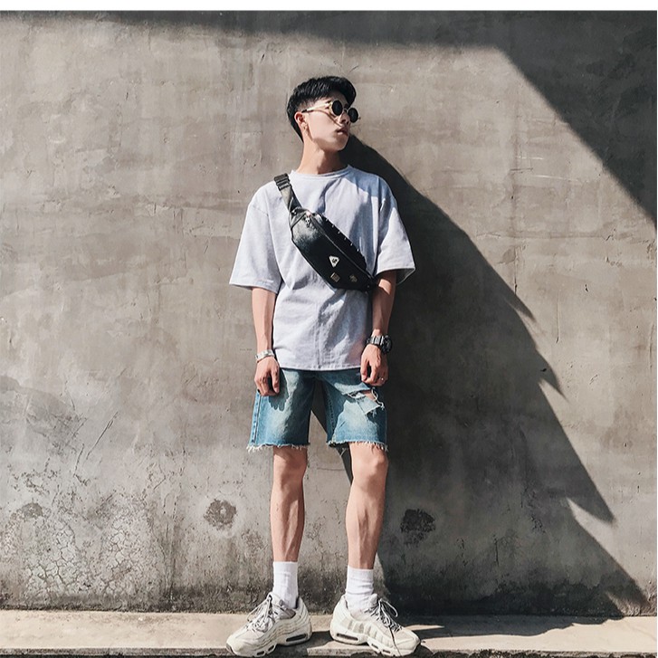 Túi Bao Tử Nam Phối Sticker Cao Cấp Bazan_Store BZ101 | BigBuy360 - bigbuy360.vn