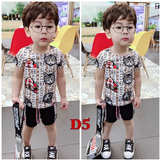 Bộ Thun 3D Bé Trai (8-23kg)