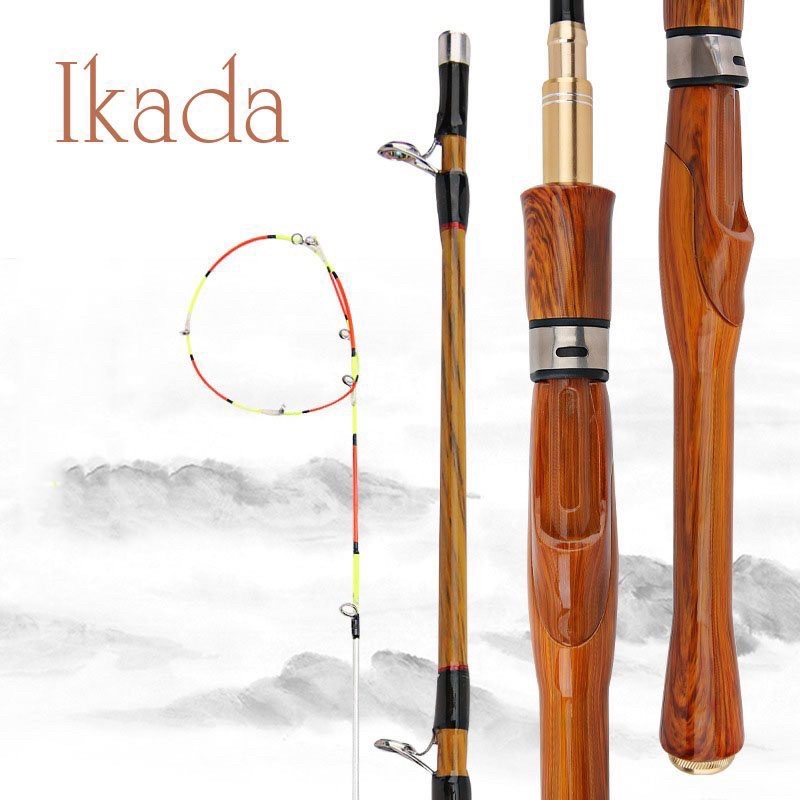 Cần câu tôm mực IKADA cần dẻo ngọn mềm 2 mức độ dài tuỳ chỉnh