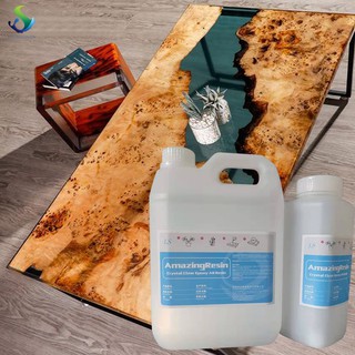 Keo Resin Epoxy Chuyên Dùng Đổ Bàn Dày 4-5cm Một Lần (Đổ Khối)