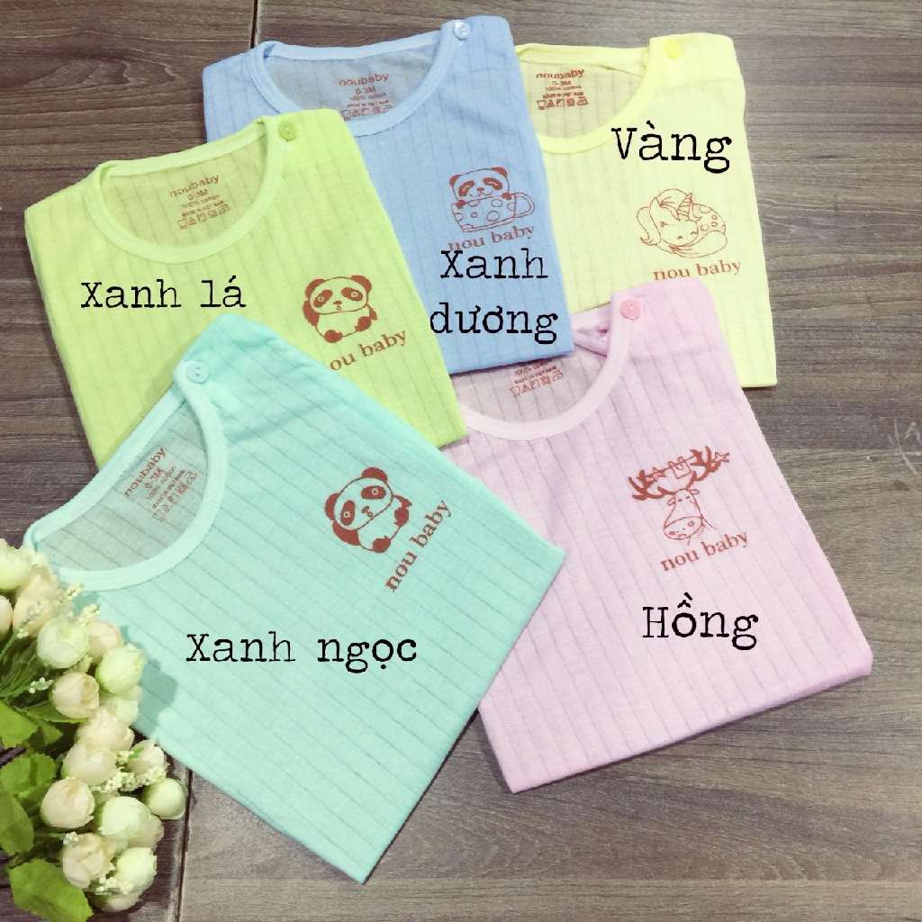 Bộ quần áo trẻ em cotton giấy QATE517