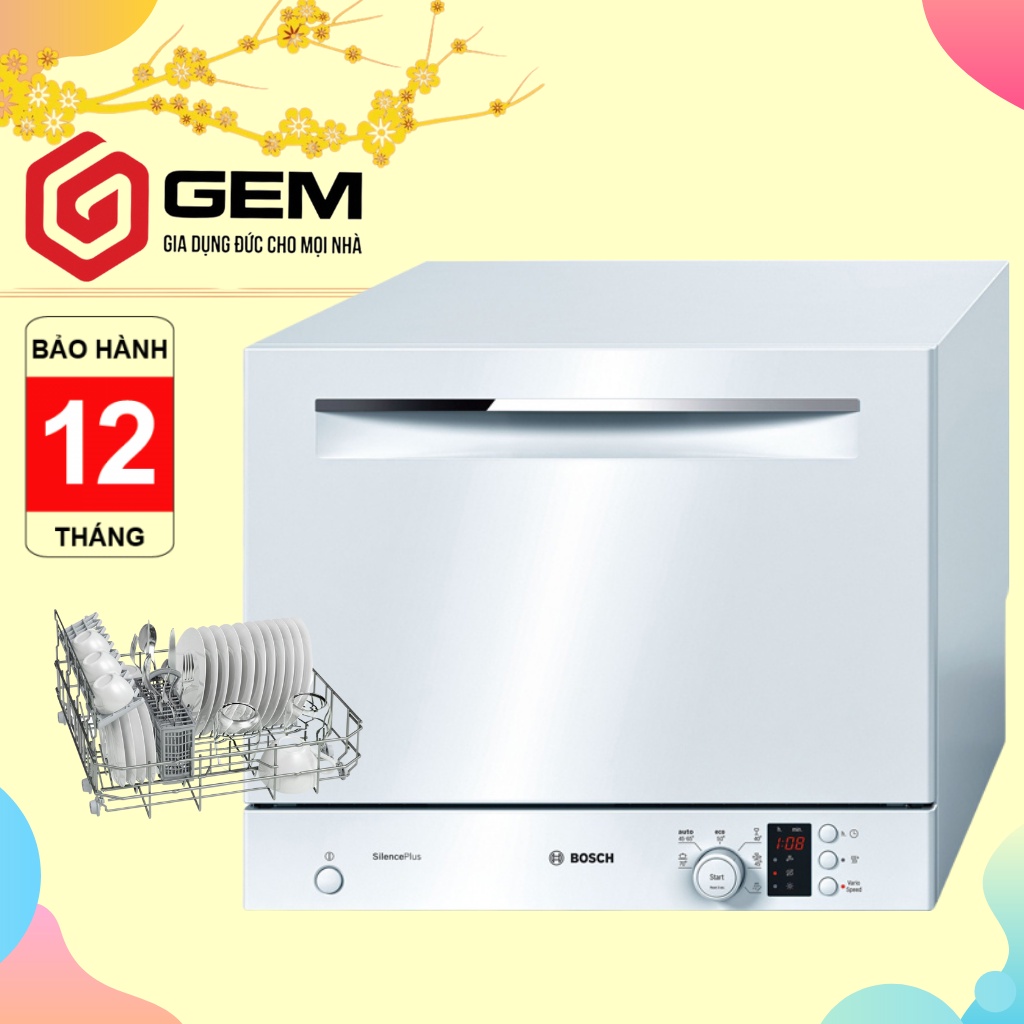 Máy rửa bát mini Bosch SKS62E22EU Series 4