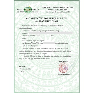 Ngũ cốc TV1 YOGAN