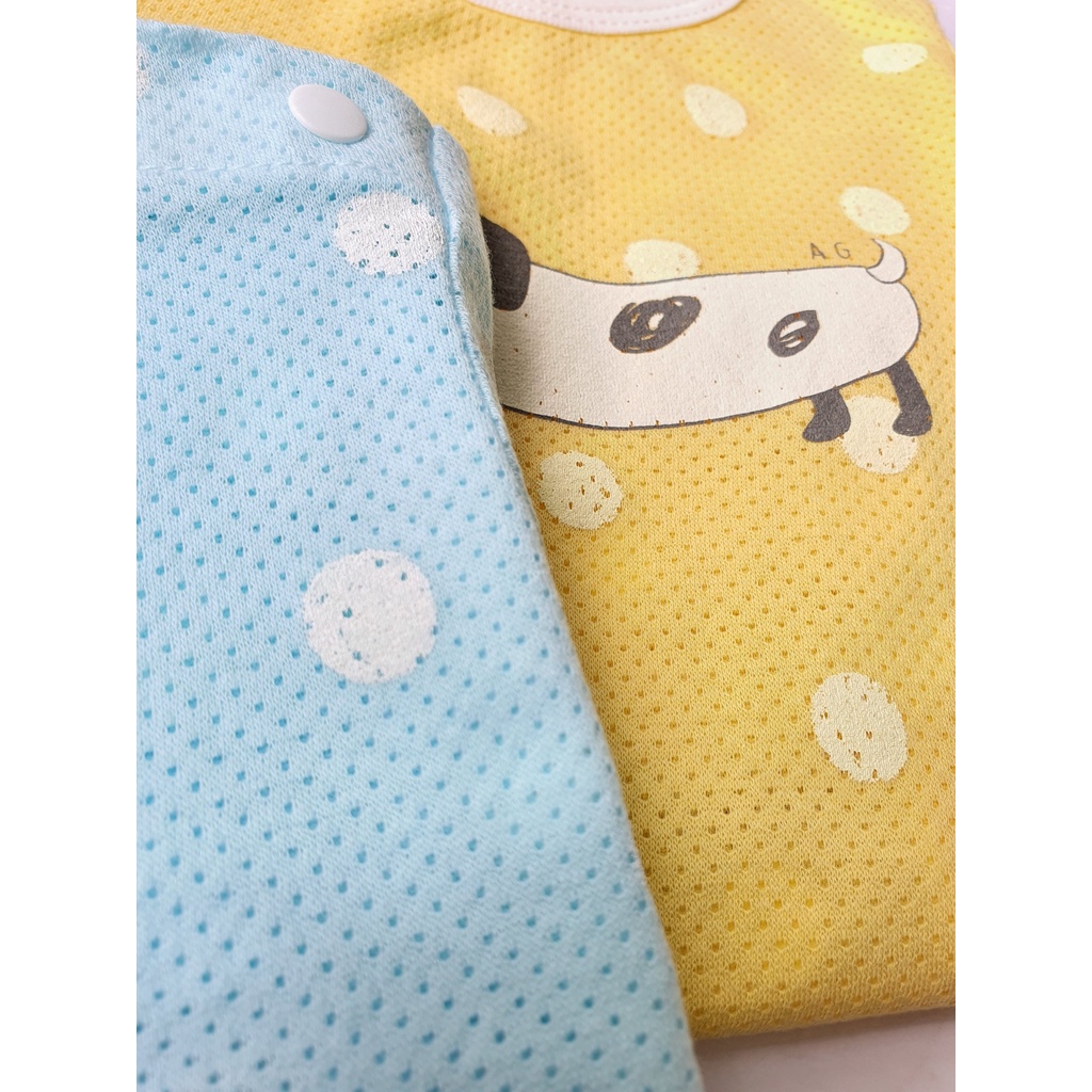 MOB1909 Body lỗ xanh-vàng chú cún