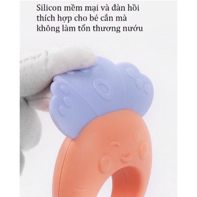 Xúc xắc cho bé bộ đồ chơi gặm nướu xúc sắc 10 món Baby Rattle silicon - 2X MART