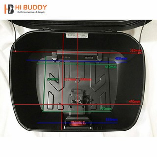 Thùng GIVI E43NTL 43 Lít Kèm Đế Lắp Thùng