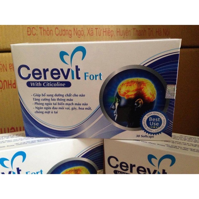 Viên uống bổ não Cerevit fort hộp 30v (sản phẩm này không phải là thuốc) | BigBuy360 - bigbuy360.vn
