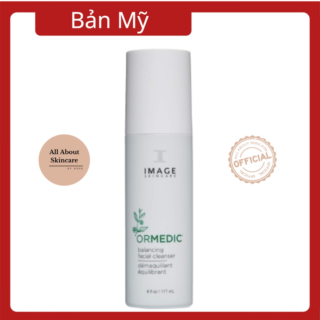 Sữa rửa mặt dành cho da nhạy cảm Ormedic balancing facial cleanser Image skincare