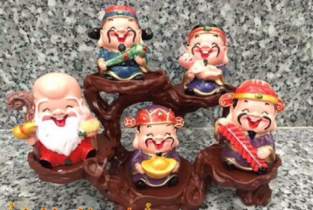 Sét 5 tượng thần tài