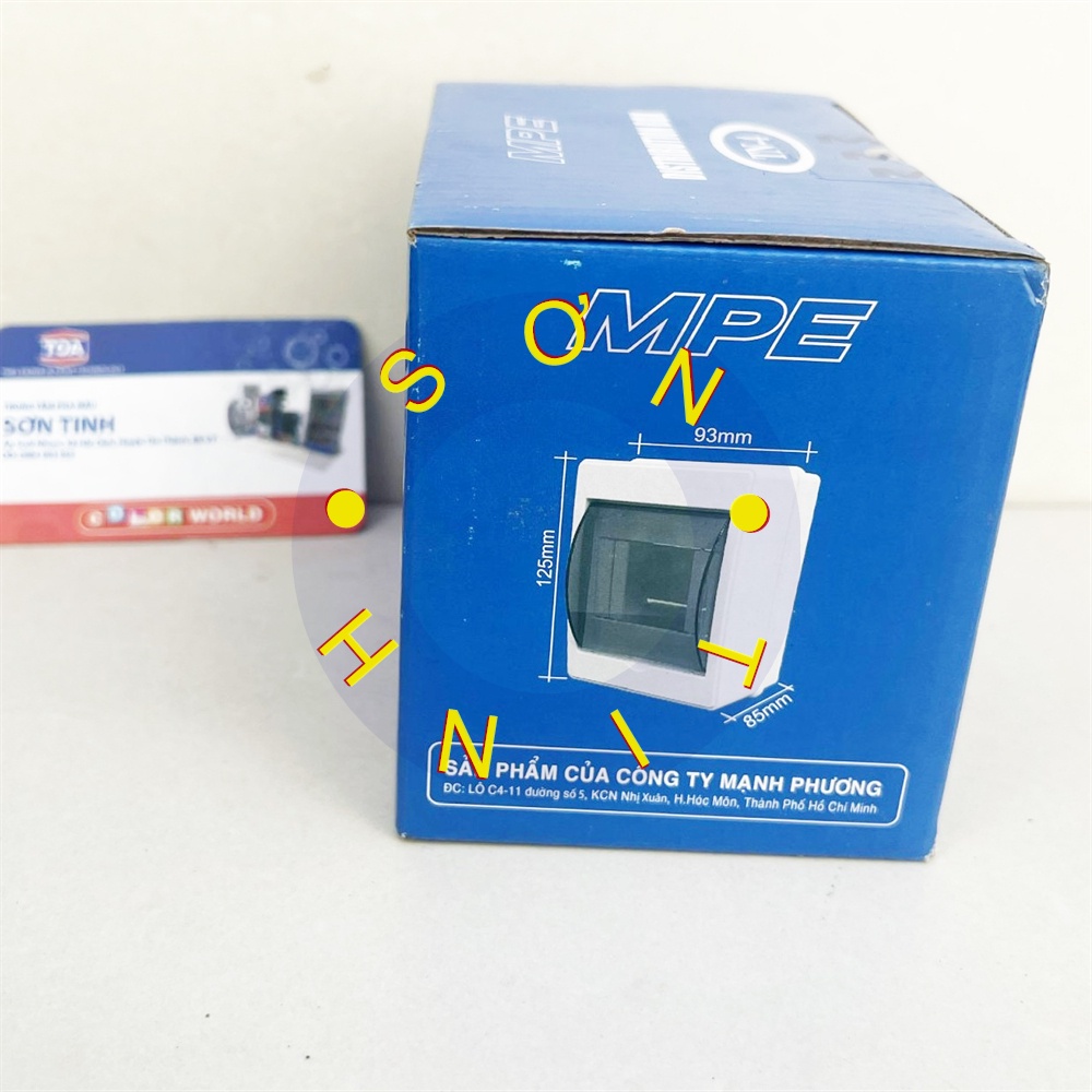 TỦ ĐIỆN âm tường NỔI 2 4 ĐƯỜNG MCB MODULE MÔ ĐUN CB APTOMAT ÁT TÔ MÁT MPE TN-4 hộp điện nhựa công nghiệp