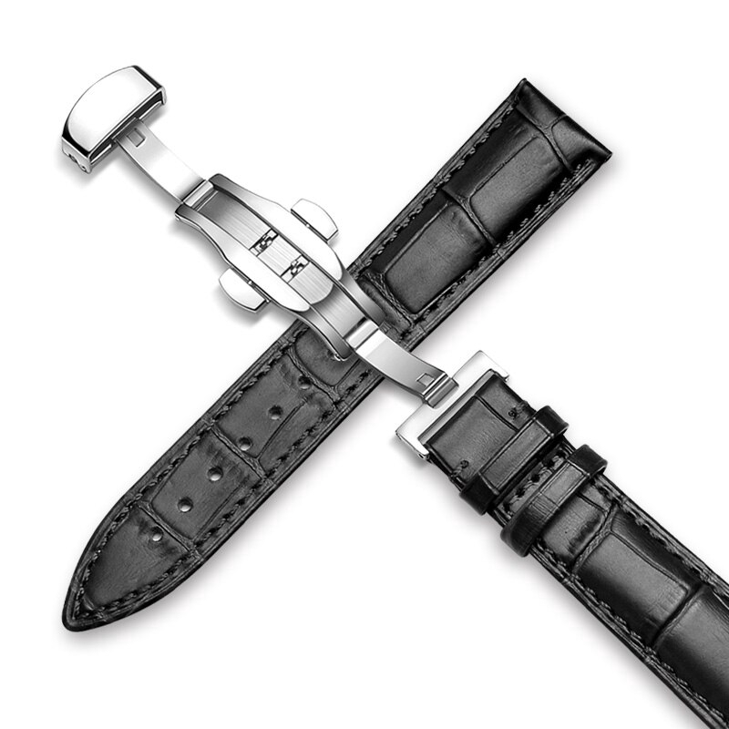 Dây đeo đồng hồ bằng da 12mm-24mm