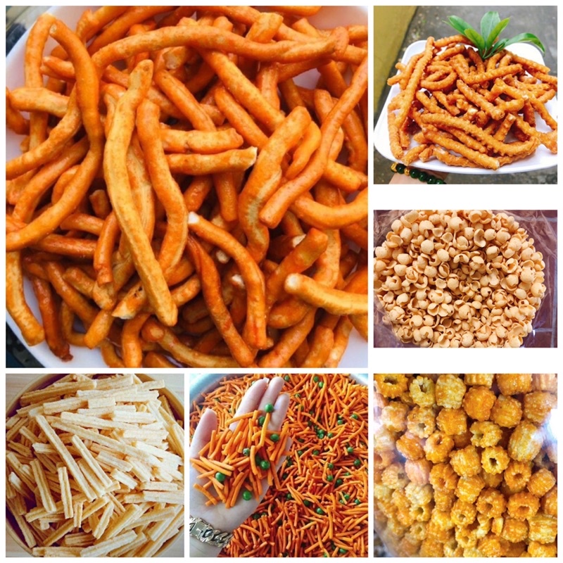 500gr snack TÁ LẢ siêu ngon siêu giòn mix 6 loại