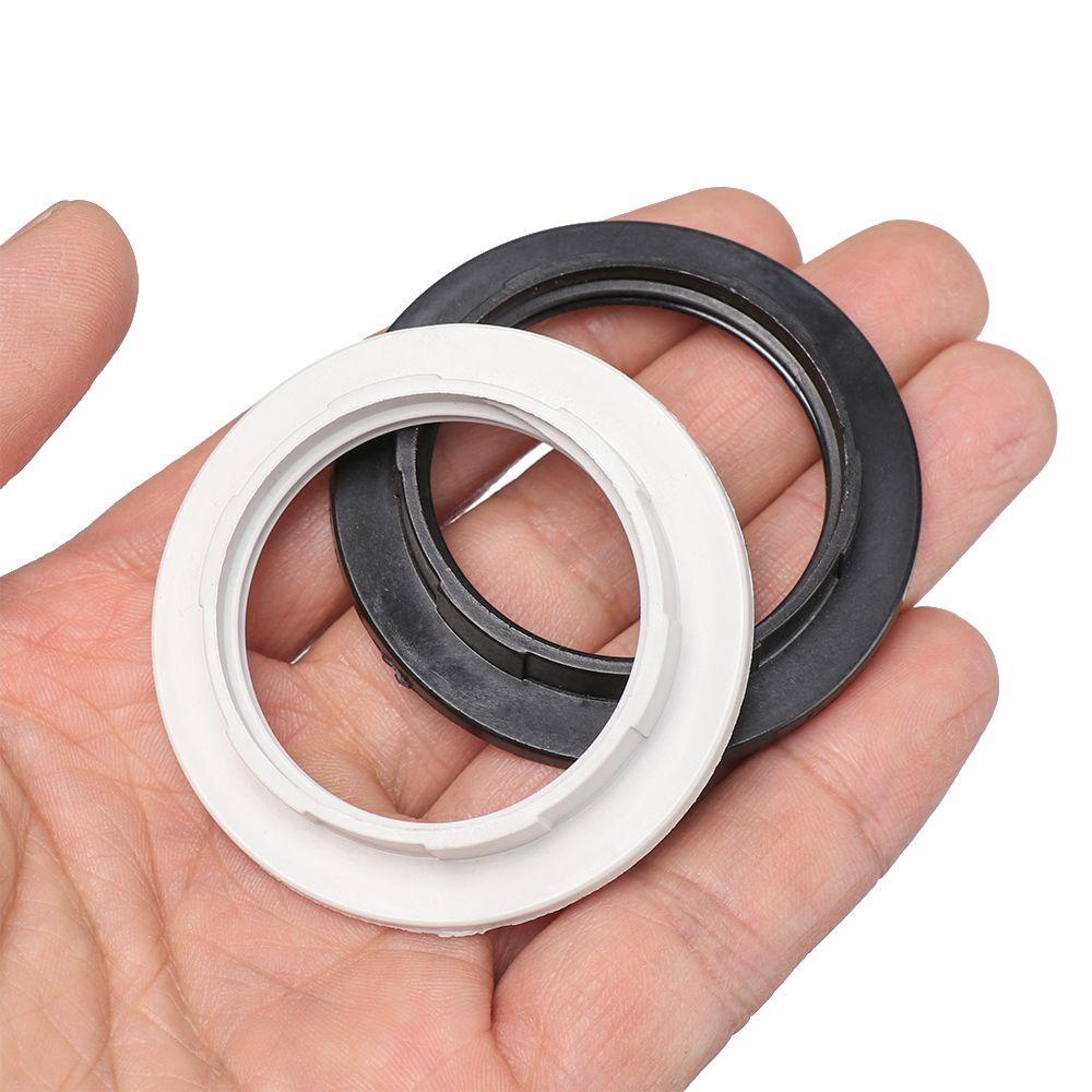 Chuôi Bóng Đèn E27 Bằng Nhựa Màu Trắng / Đen Siêu Bền Tiện Dụng Giá Đỡ