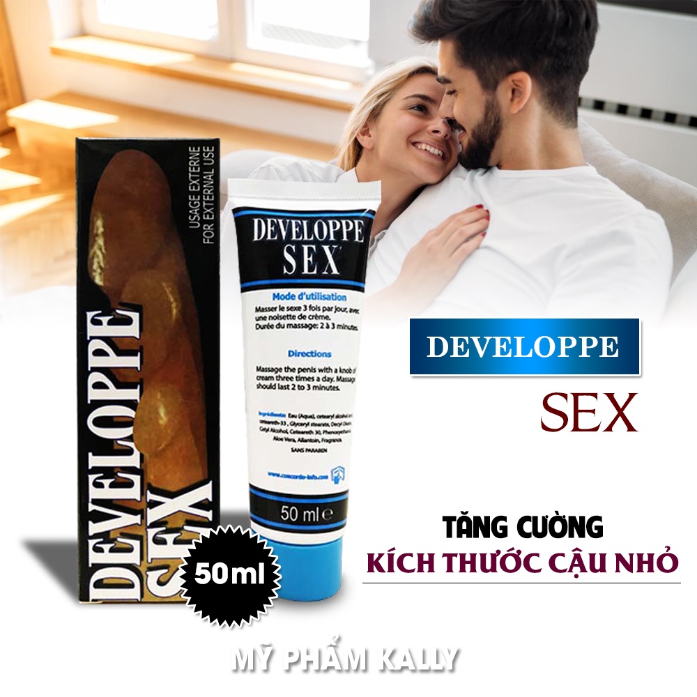 [MỚI NHẤT] Gel Massage Tăng Kích Thước Cậu Bé Develoope Sex (50ml) - Dòng Gel Thước Cậu Nhỏ An Toàn Hiệu Quả Nhanh Chóng