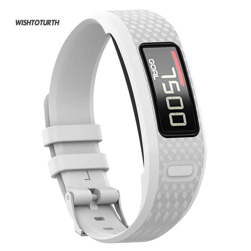 ☼Dây Đeo Thay Thế Chất Liệu tpu Màu Trơn Cho garmin vivofit 1 2