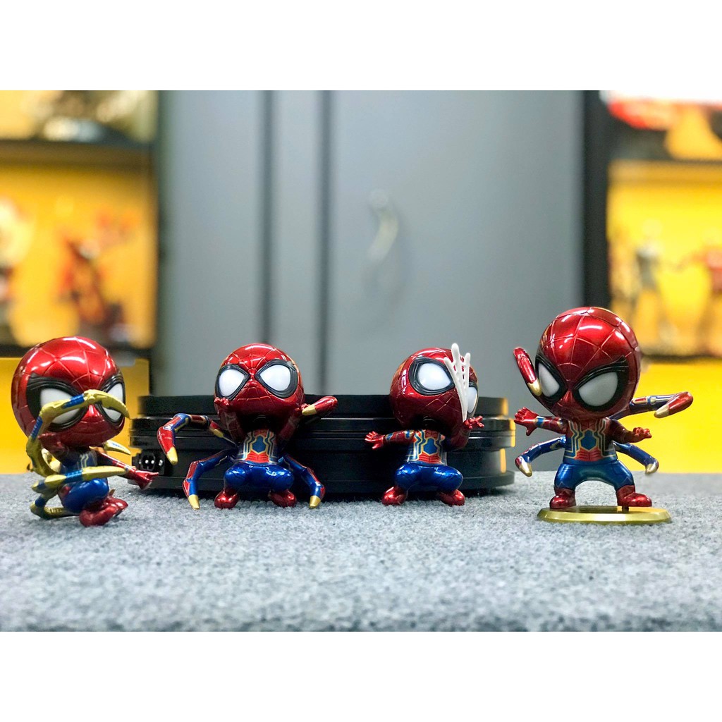 Mô hình iRon Spider Man Chibi (Có LED) Avengers 3