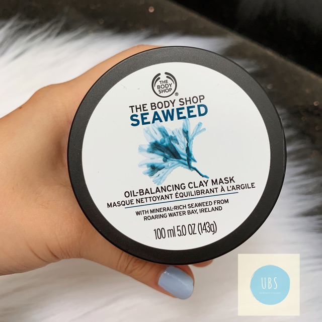 Mặt Nạ Đất sét cho Da dầu Hỗn hợp The Body Shop Seaweed Clay Mask