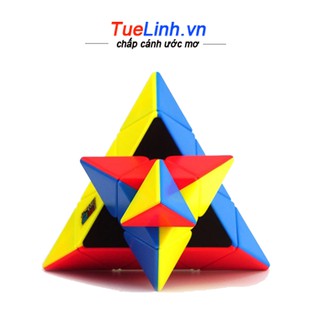 Rubik Pyraminx Stickerless MoYu MeiLong MFJS Rubik Tam Giác 5.0