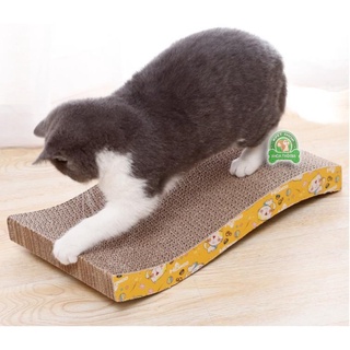 Thảm giấy cào móng cho mèo gợn sóng b thumbnail