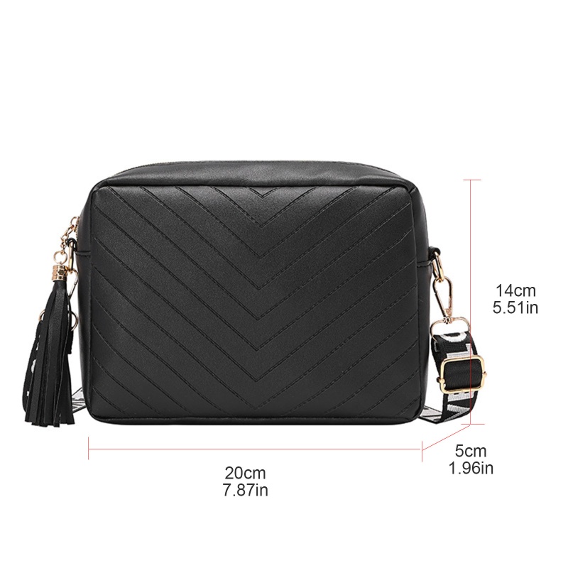 Túi Đeo Chéo Vai Họa Tiết Thêu Thời Trang Sành Điệu Cho Nữ