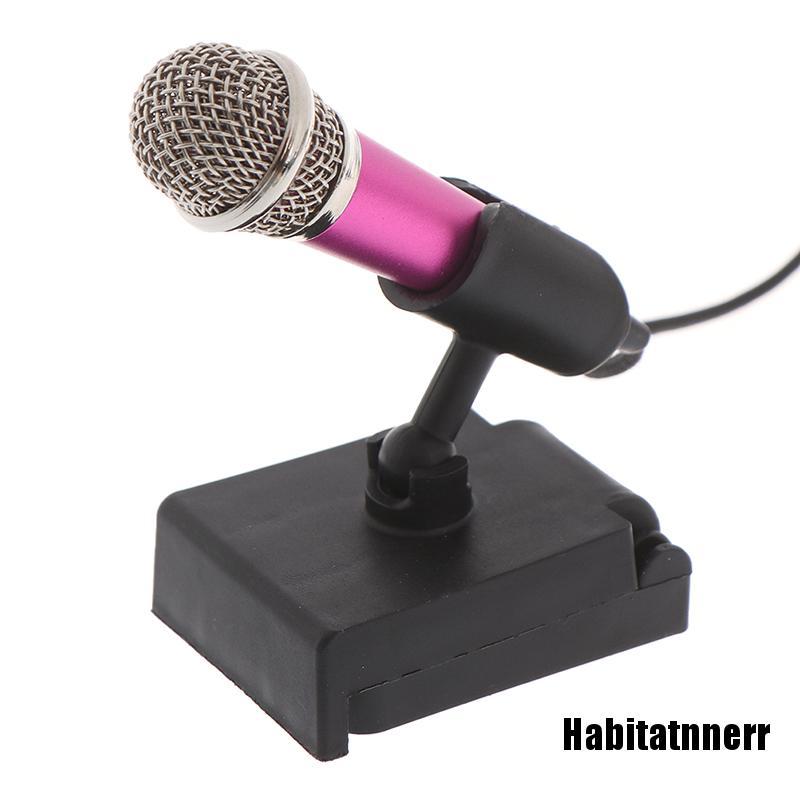 Micro Hát Karaoke Mini Giắc Cắm 3.5mm Chuyên Dụng Cho Điện Thoại Pc