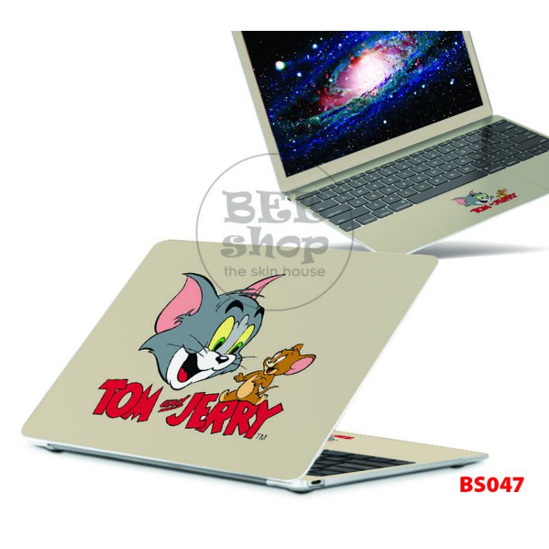 Skin dán laptop TOM AND JERRY 1 cho Macbook/HP/ Acer/ Dell /ASUS | WebRaoVat - webraovat.net.vn