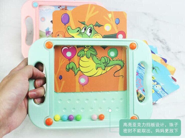 Bộ đồ chơi bảng lắc bi cân bằng cho bé rèn luyện kiên nhẫn