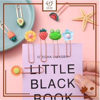 Kẹp giấy ghim cài tập sổ giấy bookmark hình dáng dễ thương  Hà Mi Handmade