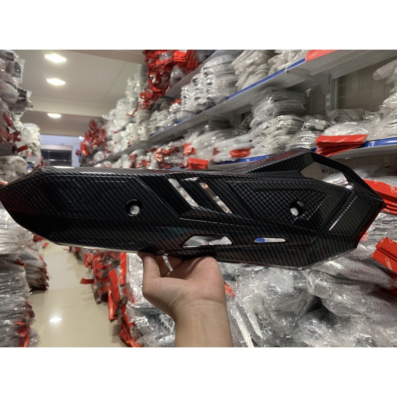 Combo 3 món ốp cacbon xe AB 20 (Ốp bô, ốp bầu, quạt gió)