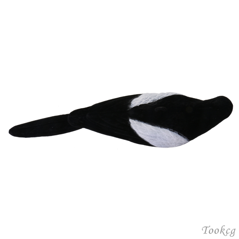 Full Flocked Realistic Calling Magpie Decoy Shooting/Hunting Decoying Bait