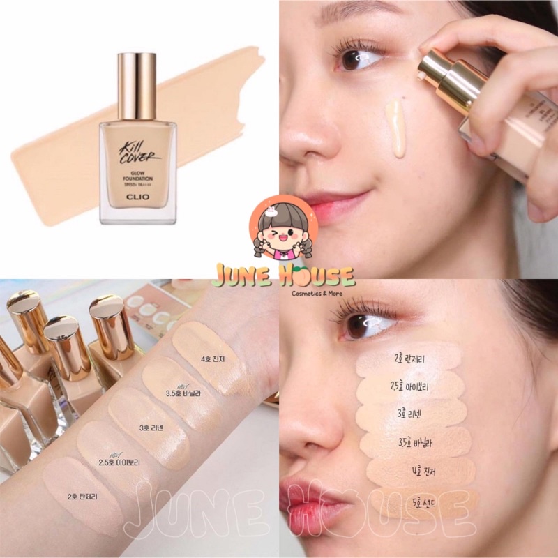 [ Mẫu Mới ] Kem Nền Clio New Matte Foundation