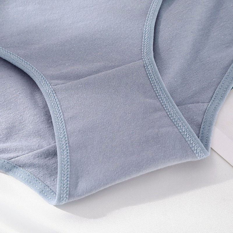 Quần lót Levao lưng vừa chất liệu cotton in họa tiết dễ thương cho nữ